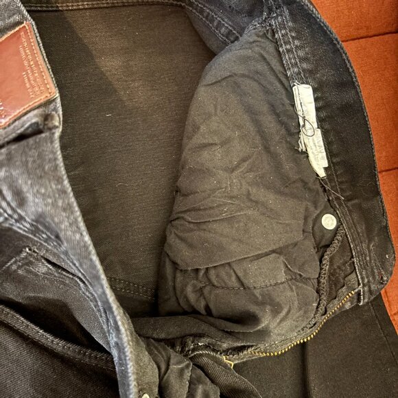 Zara Man Size 30 Black Jeans Slim Fit - Picture 4 of 5